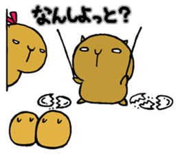 Nagasaki dialect of the capybara -part3- sticker #5629141