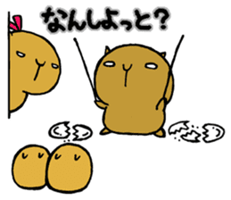 Nagasaki dialect of the capybara -part3- sticker #5629141