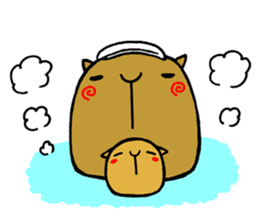 Nagasaki dialect of the capybara -part3- sticker #5629159
