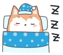 Sora Laid Back Japanese Dog sticker #5629407