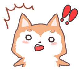 Sora Laid Back Japanese Dog sticker #5629411