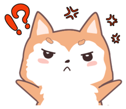 Sora Laid Back Japanese Dog sticker #5629412