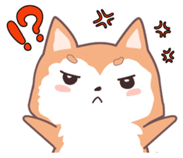 Sora Laid Back Japanese Dog sticker #5629412