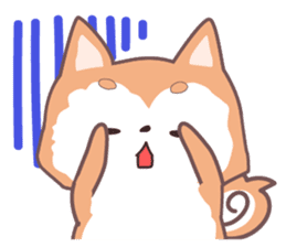 Sora Laid Back Japanese Dog sticker #5629413