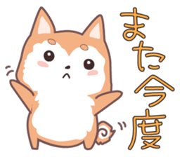Sora Laid Back Japanese Dog sticker #5629420