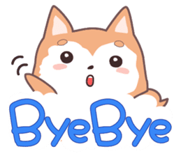 Sora Laid Back Japanese Dog sticker #5629421