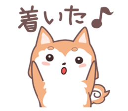 Sora Laid Back Japanese Dog sticker #5629426