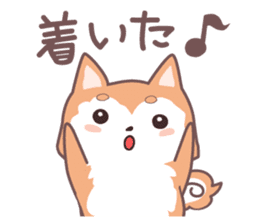 Sora Laid Back Japanese Dog sticker #5629426
