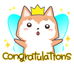 Sora Laid Back Japanese Dog sticker #5629430