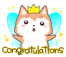 Sora Laid Back Japanese Dog sticker #5629430