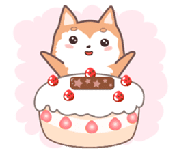 Sora Laid Back Japanese Dog sticker #5629432