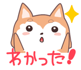 Sora Laid Back Japanese Dog sticker #5629436