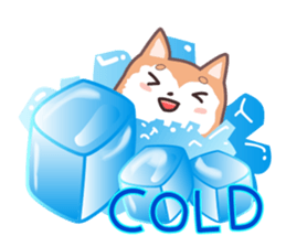 Sora Laid Back Japanese Dog sticker #5629439