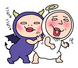 Shirome&Omame part14 sticker #5629521