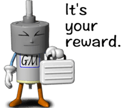 Mr. Geared Motor sticker #5629561