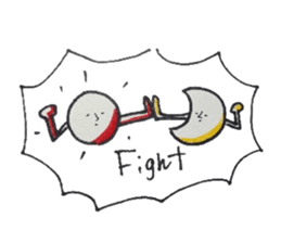 Sun and Moon sticker #5629720