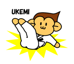 yawara monkey monkey sticker #5629965