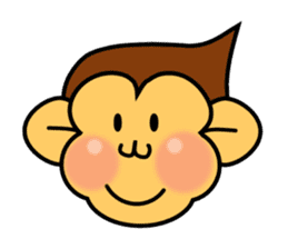 yawara monkey monkey sticker #5629982