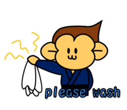 yawara monkey monkey sticker #5629986