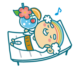 Summer of uncle of the iridescent hair sticker #5630045