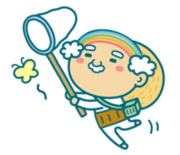 Summer of uncle of the iridescent hair sticker #5630049