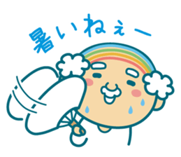 Summer of uncle of the iridescent hair sticker #5630053