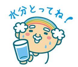 Summer of uncle of the iridescent hair sticker #5630055