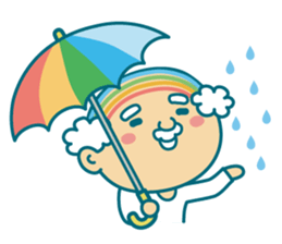 Summer of uncle of the iridescent hair sticker #5630056