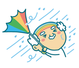 Summer of uncle of the iridescent hair sticker #5630057