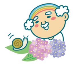 Summer of uncle of the iridescent hair sticker #5630058