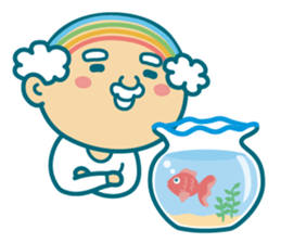 Summer of uncle of the iridescent hair sticker #5630063