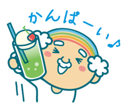 Summer of uncle of the iridescent hair sticker #5630067