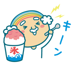 Summer of uncle of the iridescent hair sticker #5630070