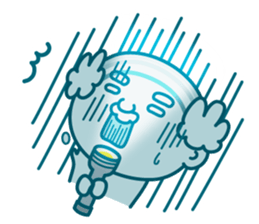 Summer of uncle of the iridescent hair sticker #5630072