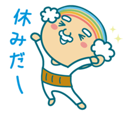 Summer of uncle of the iridescent hair sticker #5630077