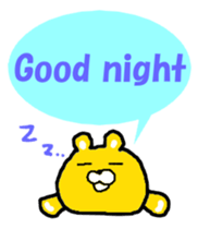 Takako bear [Japanese and English] sticker #5630404