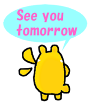 Takako bear [Japanese and English] sticker #5630405