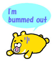 Takako bear [Japanese and English] sticker #5630412