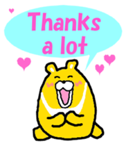 Takako bear [Japanese and English] sticker #5630418