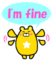 Takako bear [Japanese and English] sticker #5630433