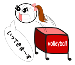 Sticker for volleyball club sticker #5630444