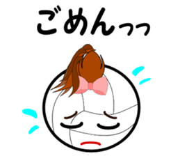 Sticker for volleyball club sticker #5630449