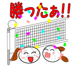 Sticker for volleyball club sticker #5630476