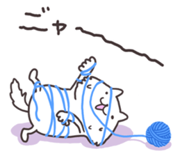 White cat&Brown cat sticker #5630554