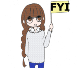 Slang Girl sticker #5630664