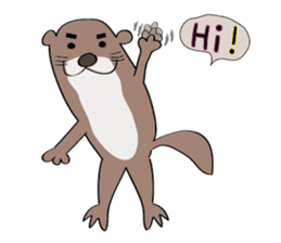 otter Sticker sticker #5630764