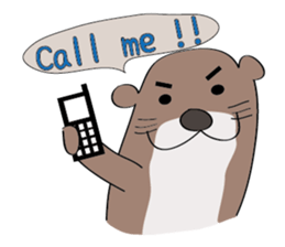 otter Sticker sticker #5630777
