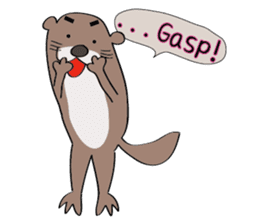 otter Sticker sticker #5630781