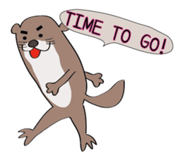 otter Sticker sticker #5630792