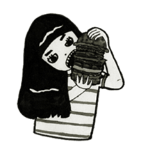 Black Girl sticker #5630929